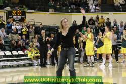 Honorary Team Captain, Cathrine Kraayeveld.
